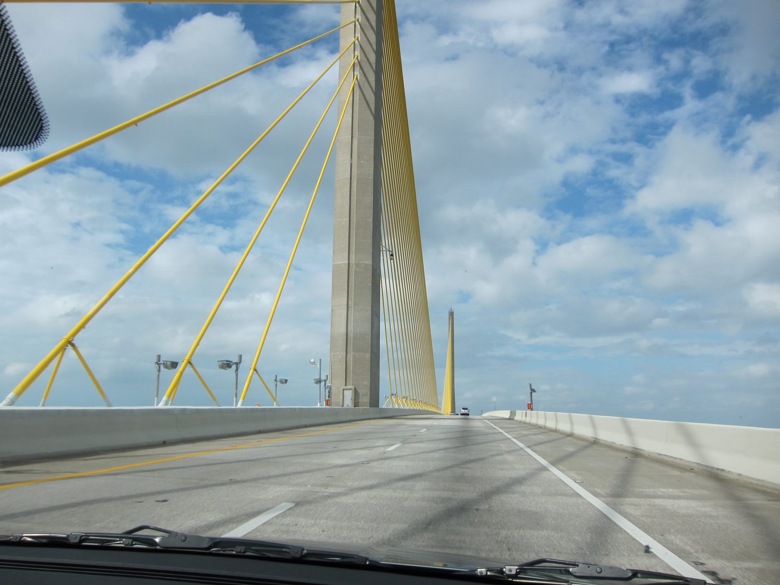 Crossing from the south.